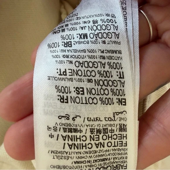 NWT Billabong Leia Cream Cargo Pants Size 26 - Picture 13 of 13